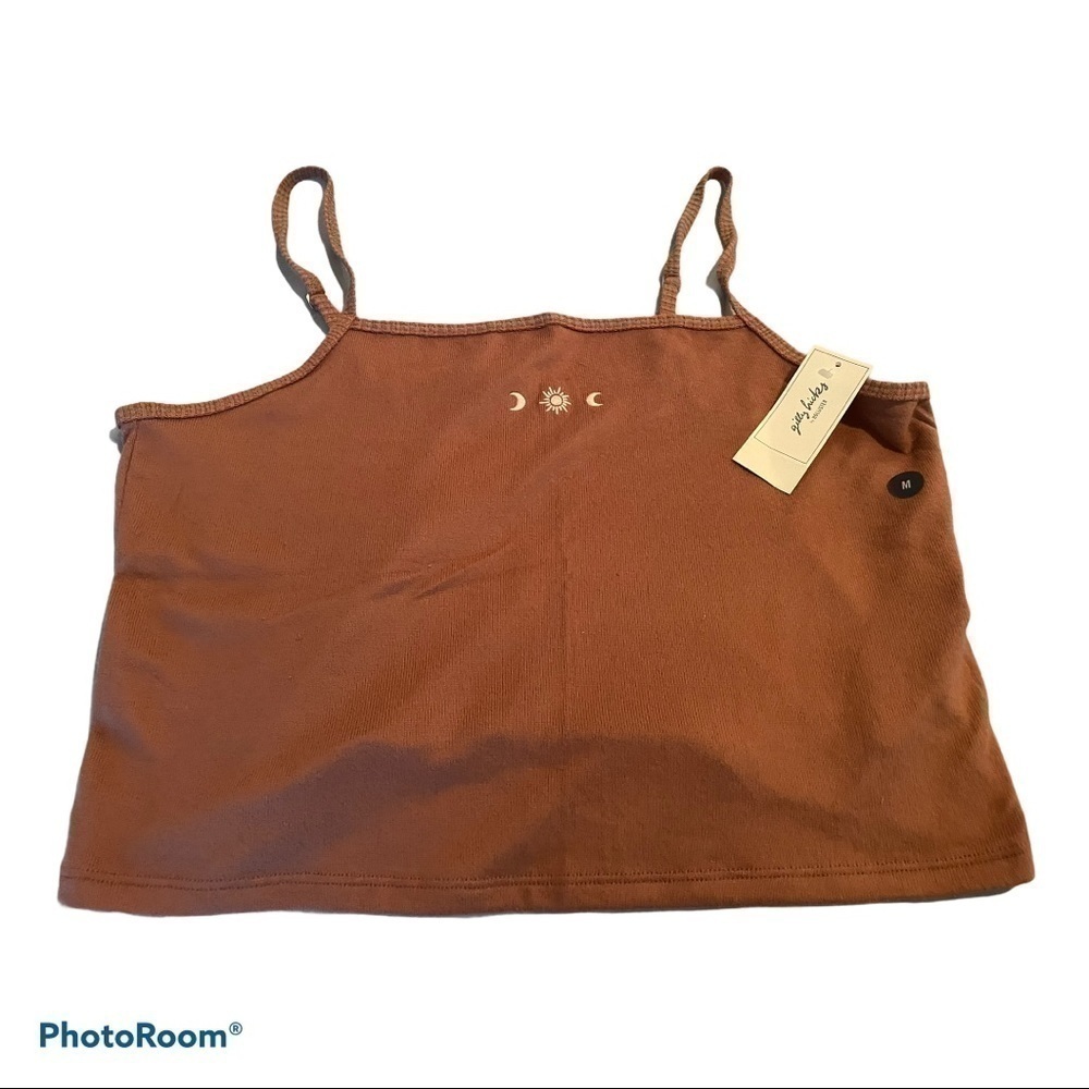 Gilly Hicks crop cami brown